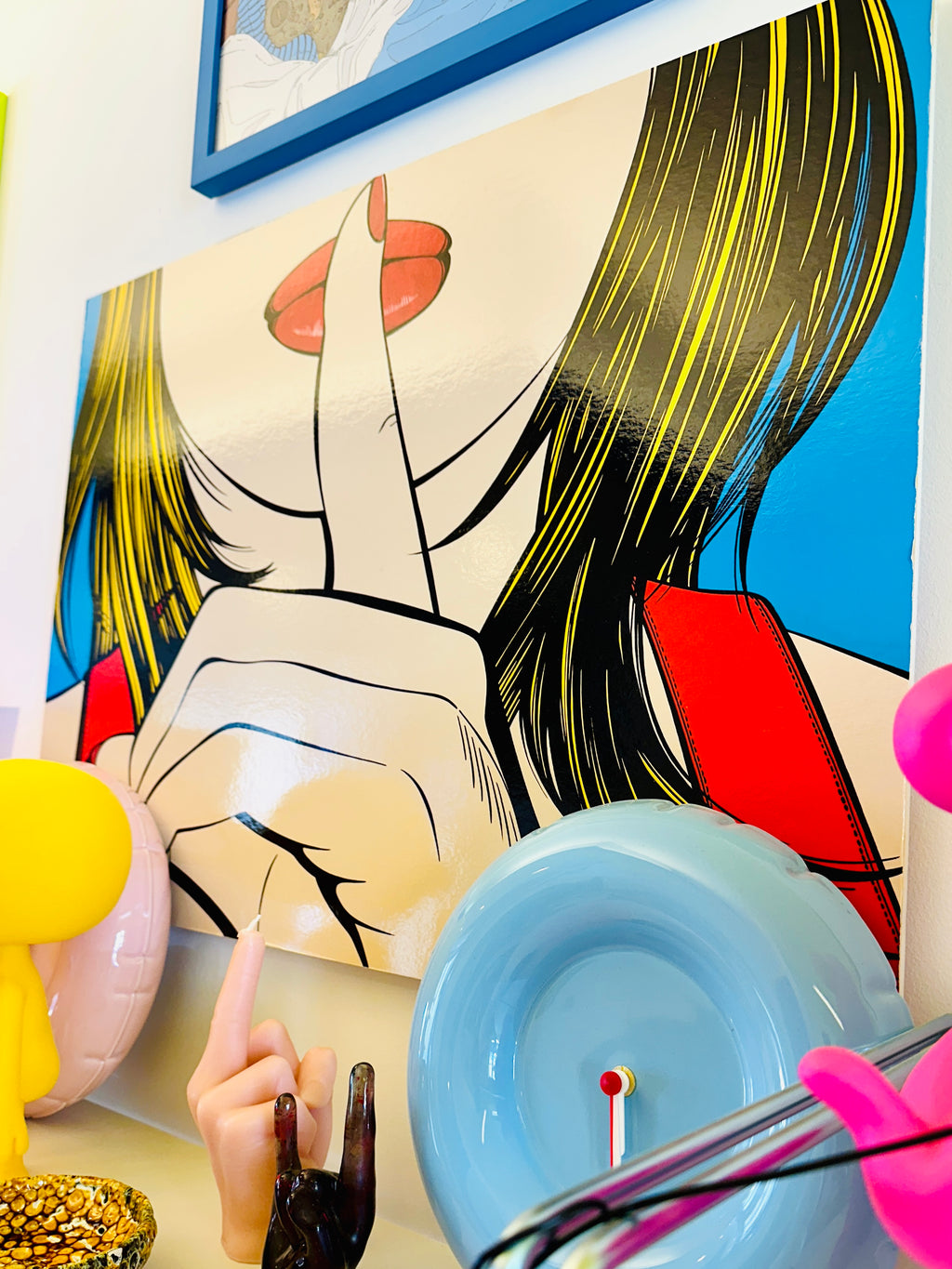 Affiche (panneau) en édition limitée de 1999 pour Ikea "Ssshhh!" By Deborah Azzopardi