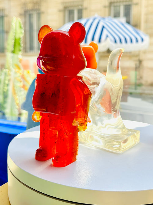"Big Bear" en résine époxy 100% fait main.