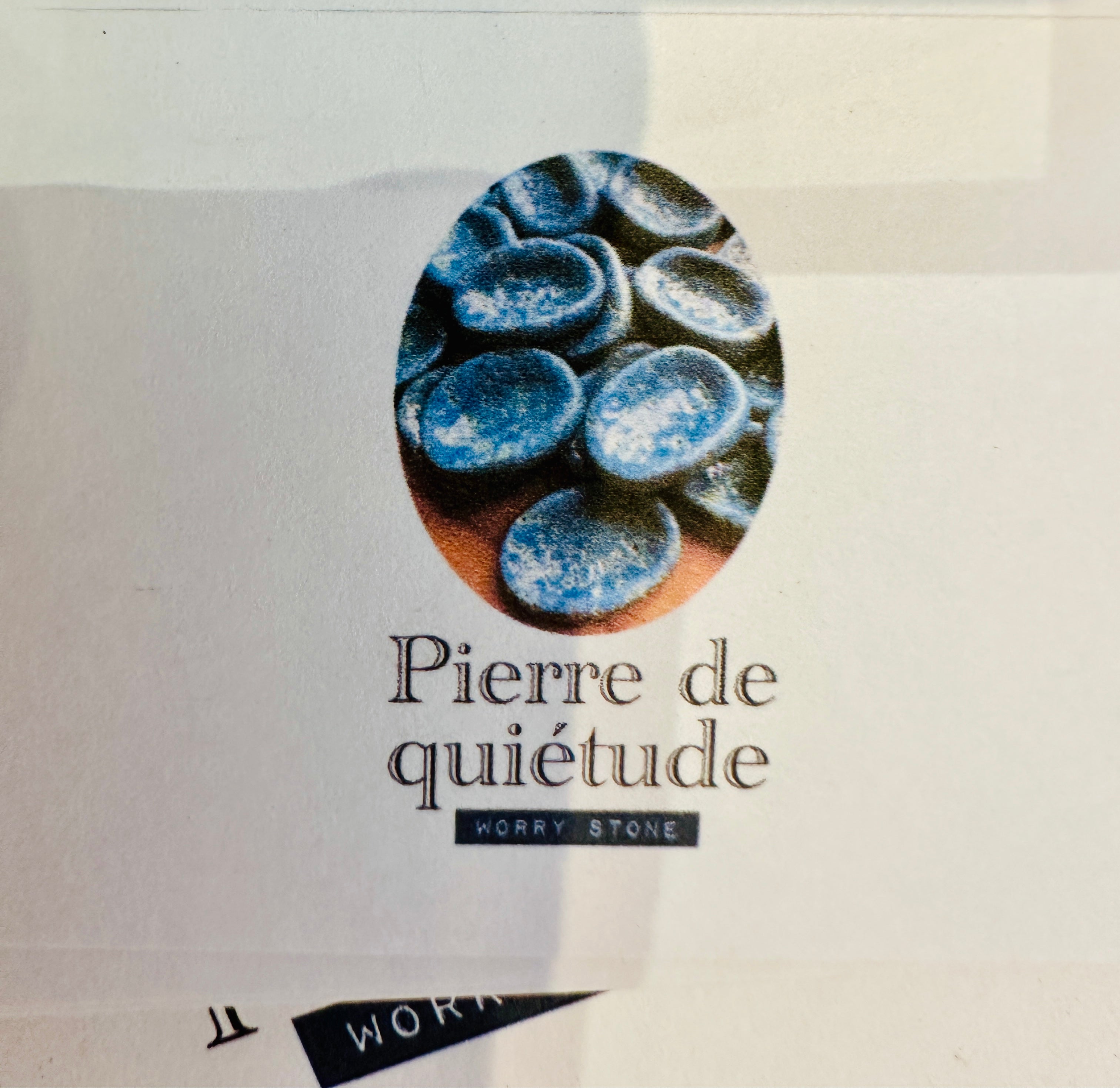 Pierre de Quiétude en terre d'Égypte, fait main en France.