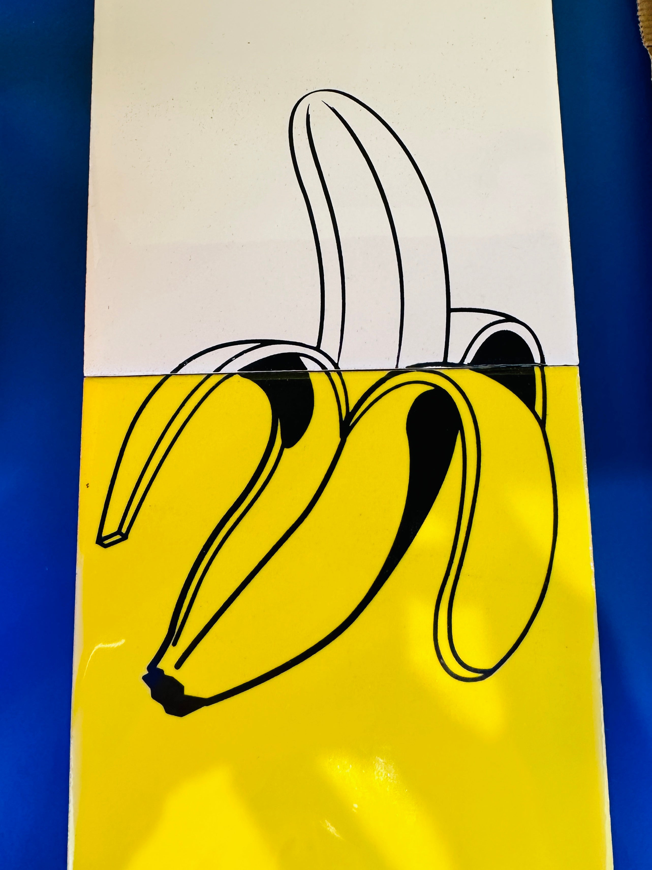 Mosaïque adhésive "Banane" en céramique espagnole.