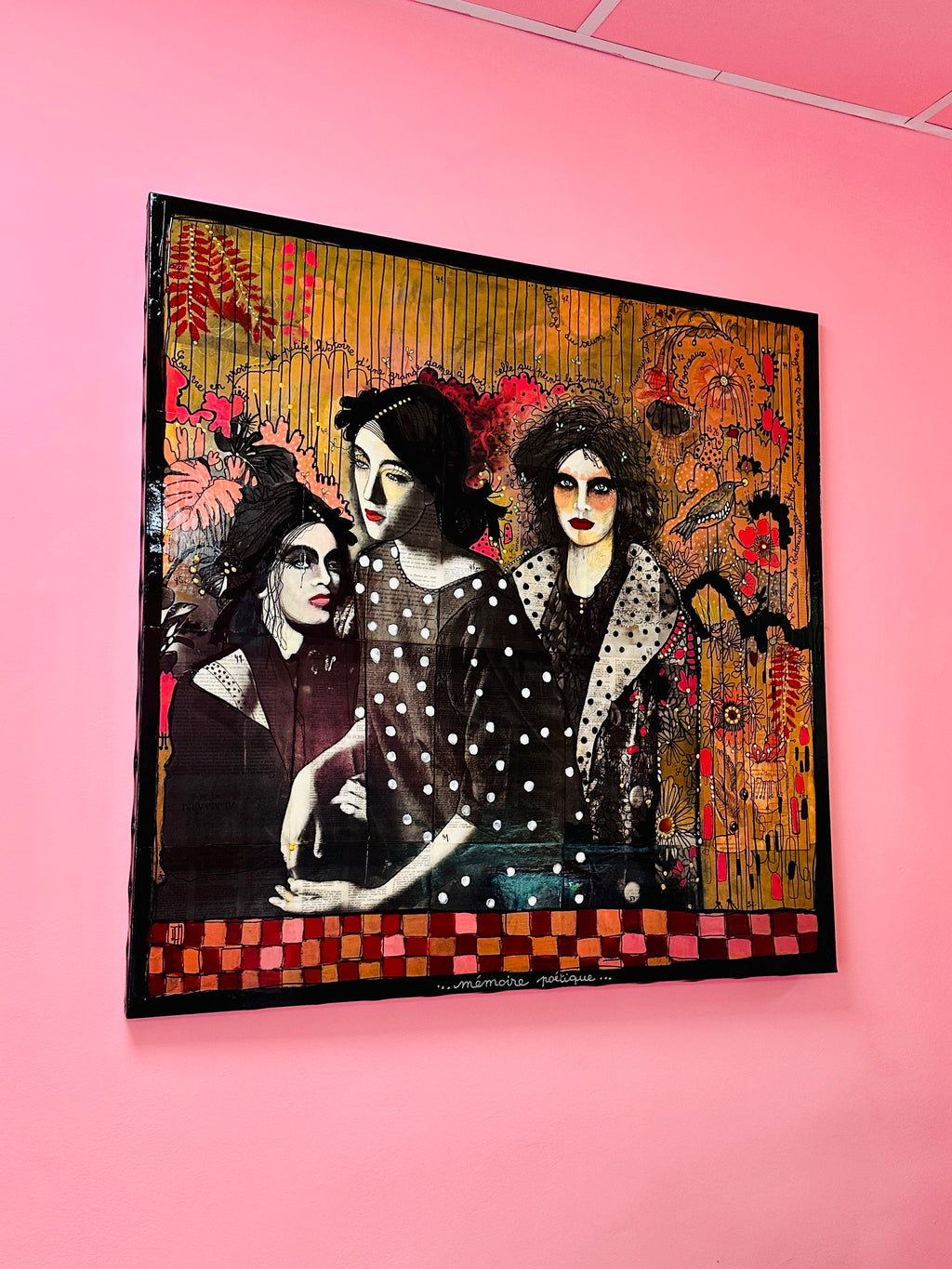 "Mémoire poétique" Œuvre originale de Marie Fernandez Perrin.