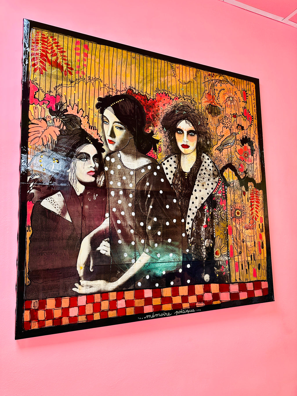 "Mémoire poétique" Œuvre originale de Marie Fernandez Perrin.