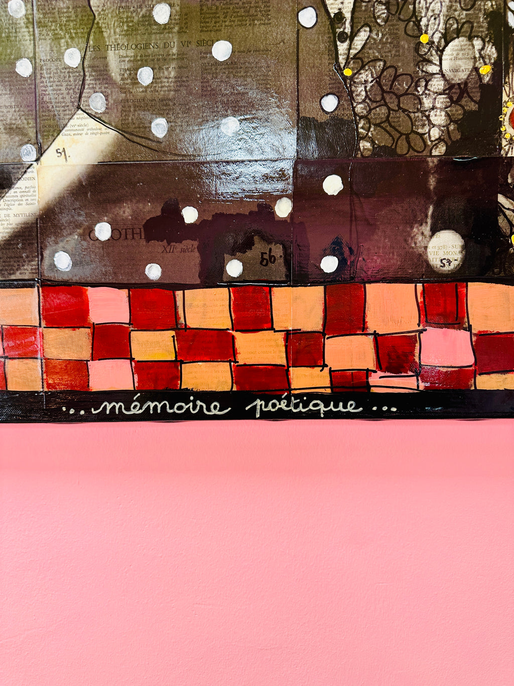"Mémoire poétique" Œuvre originale de Marie Fernandez Perrin.