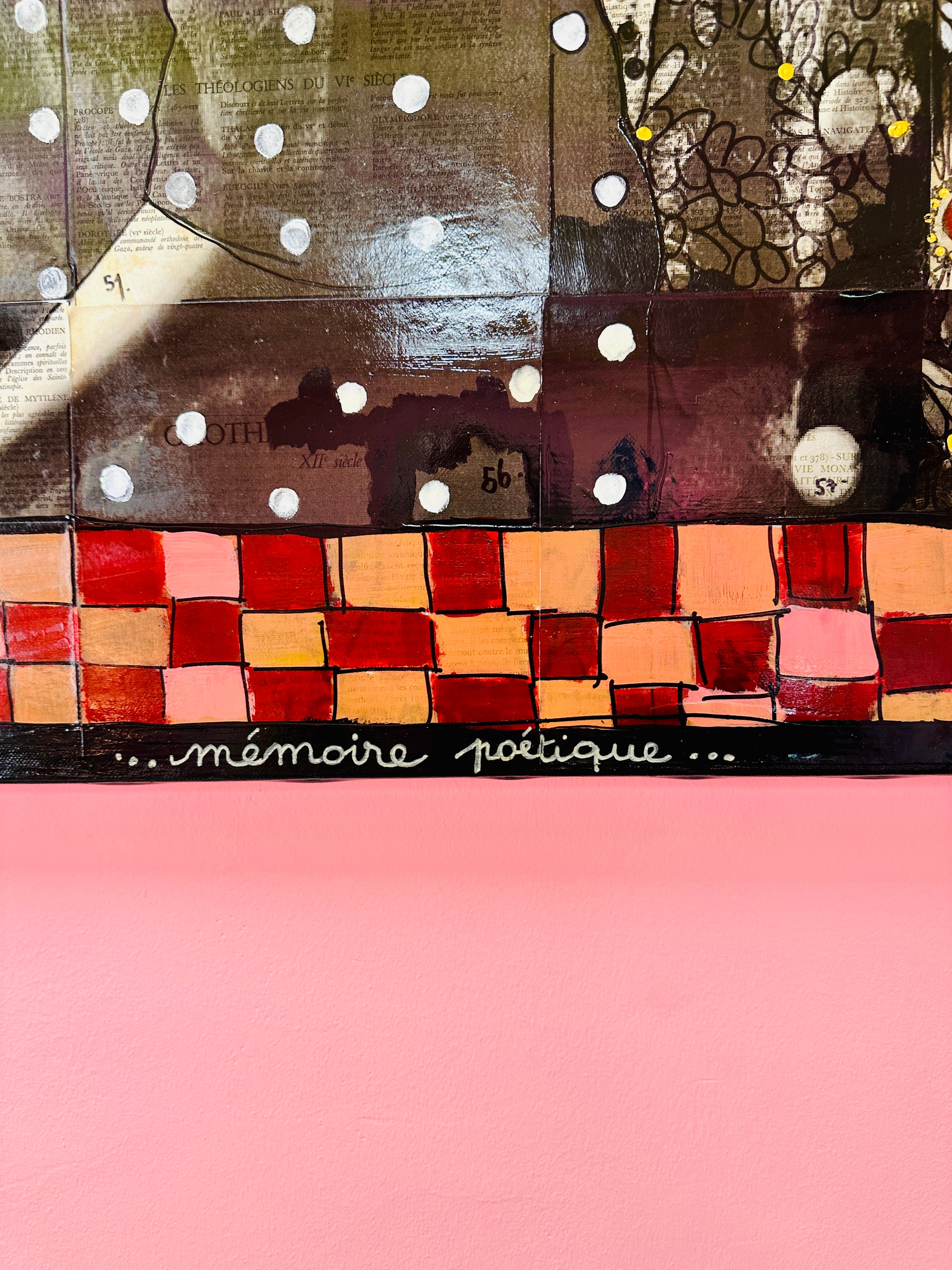 "Mémoire poétique" Œuvre originale de Marie Fernandez Perrin.