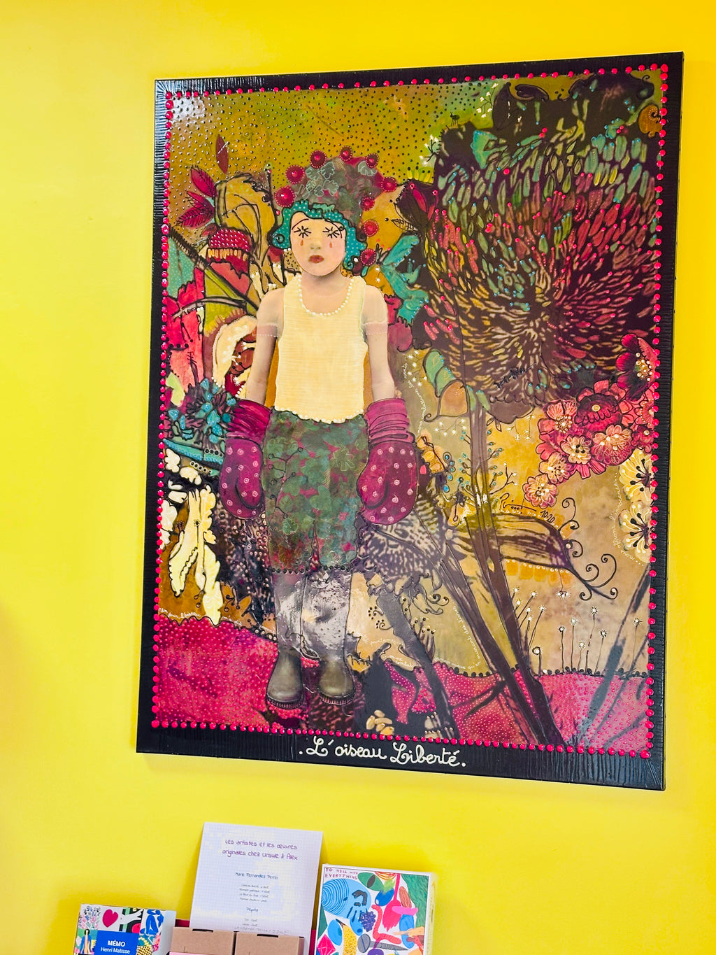 "L'oiseau liberté" Œuvre originale de Marie Fernandez Perrin.