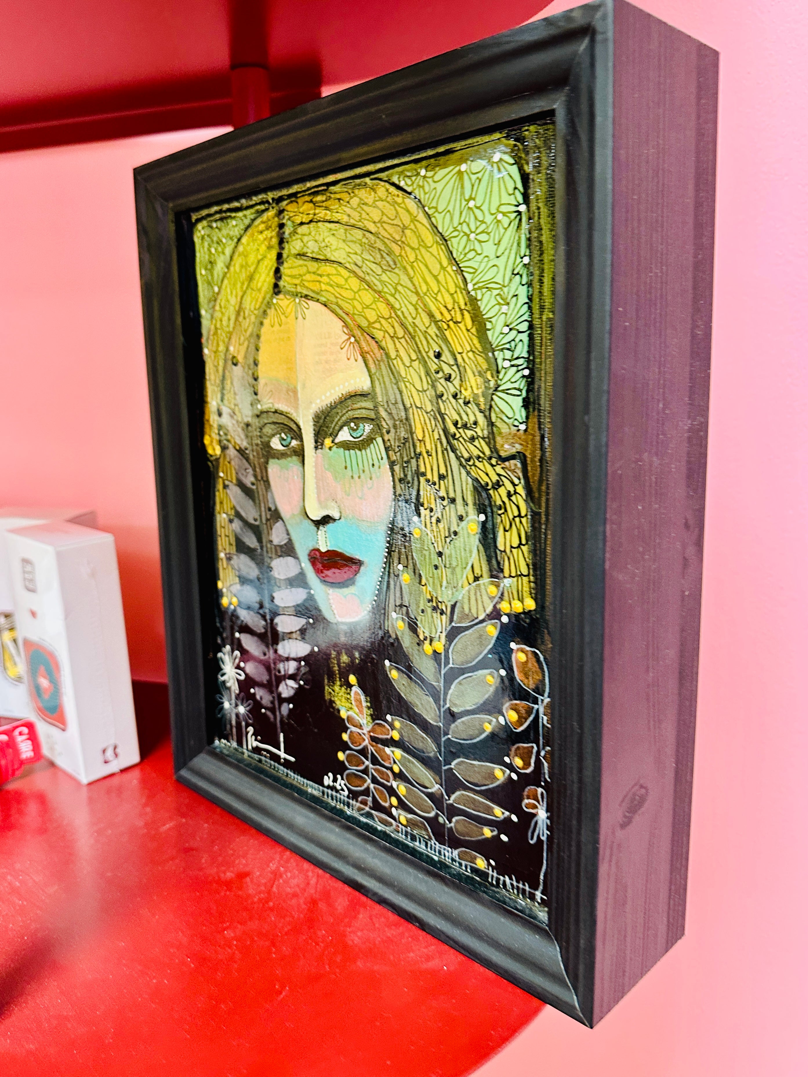 "Dame Oiselle 2" Œuvre originale de Marie Fernandez Perrin.