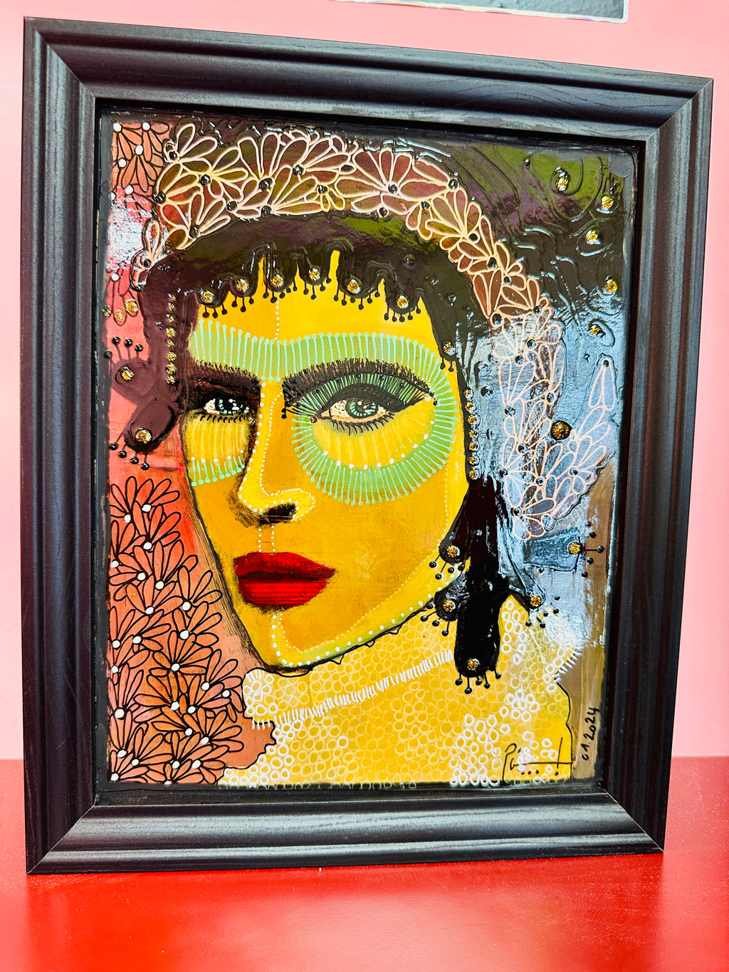 "A fleur de mots" Œuvre originale de Marie Fernandez Perrin.