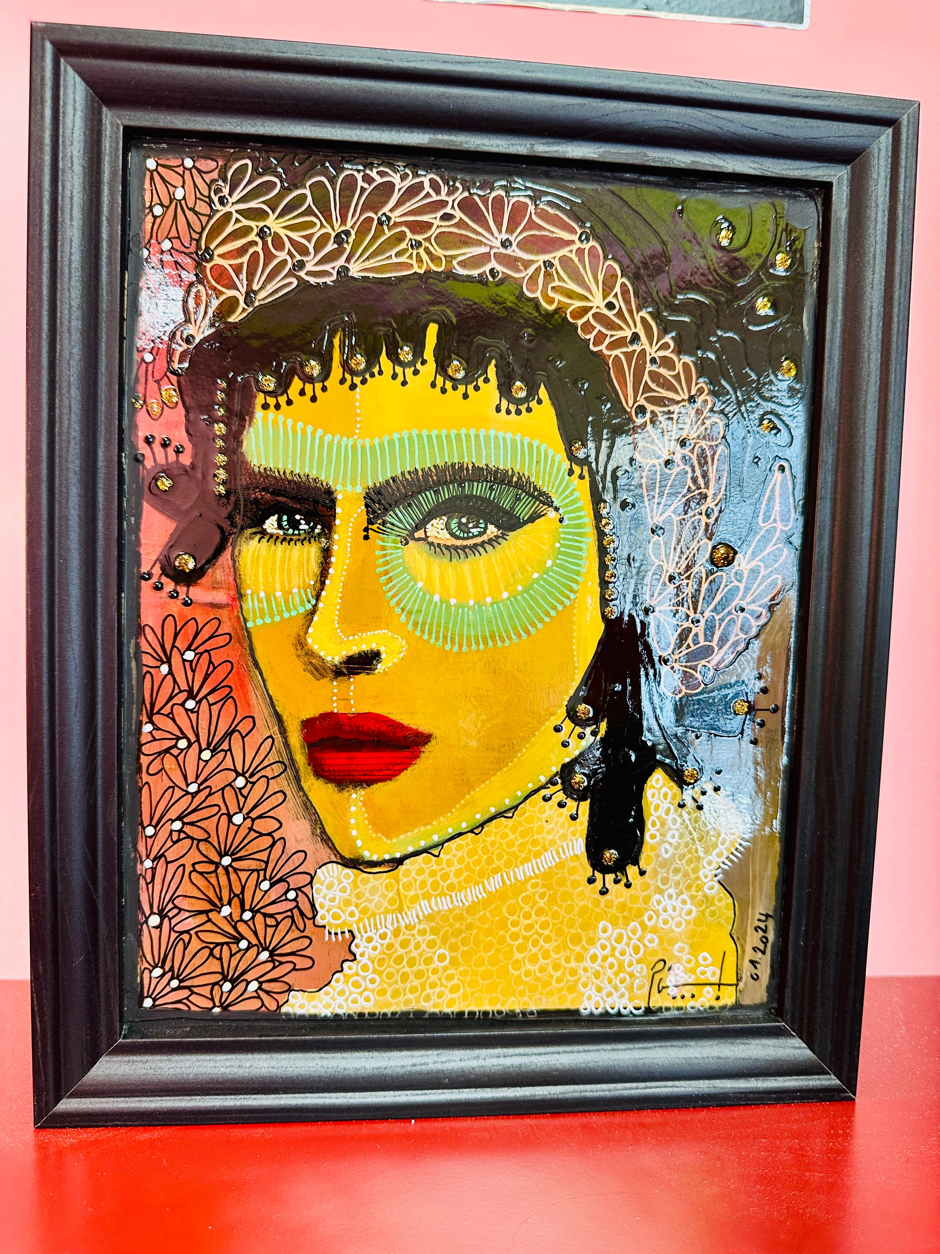 "A fleur de mots" Œuvre originale de Marie Fernandez Perrin.