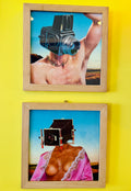Diptyque "Santa Barbara Her & Him" de Videophage (Thomas Fage) Œuvre orginale.
