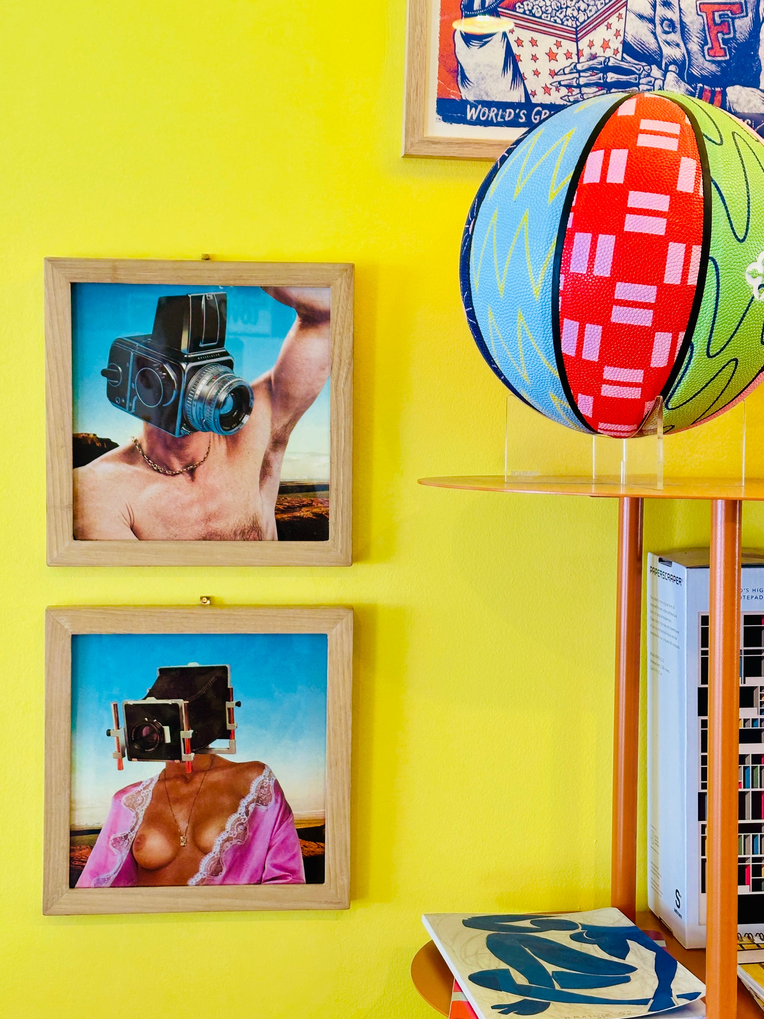 Diptyque "Santa Barbara Her & Him" de Videophage (Thomas Fage) Œuvre orginale.