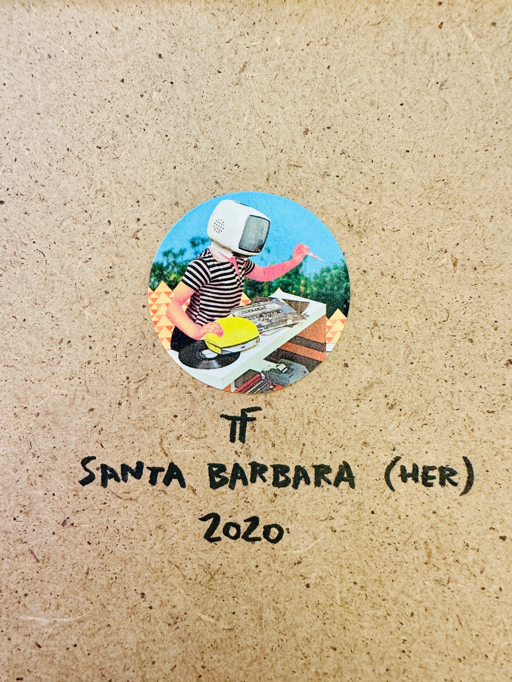 Diptyque "Santa Barbara Her & Him" de Videophage (Thomas Fage) Œuvre orginale.
