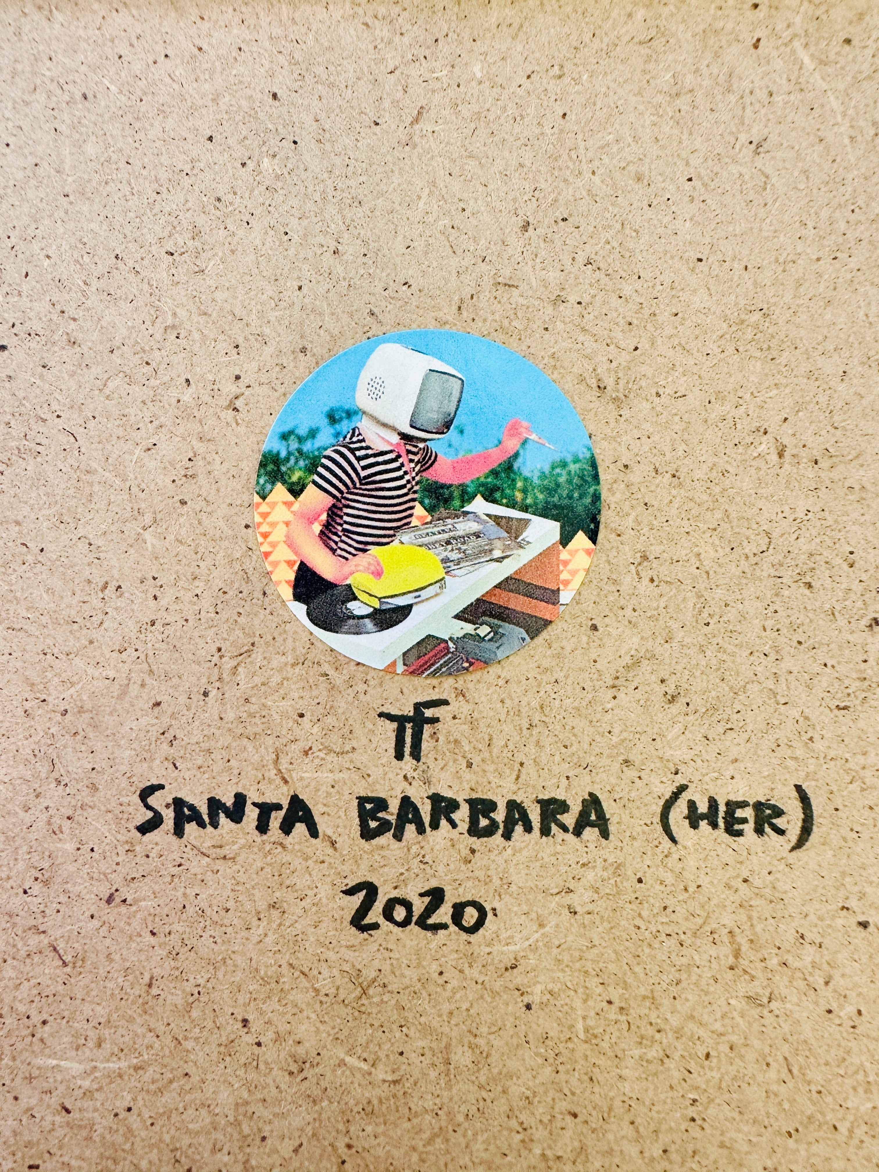Diptyque "Santa Barbara Her & Him" de Videophage (Thomas Fage) Œuvre orginale.