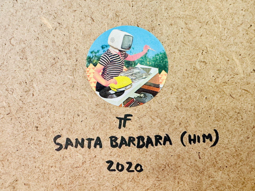 Diptyque "Santa Barbara Her & Him" de Videophage (Thomas Fage) Œuvre orginale.