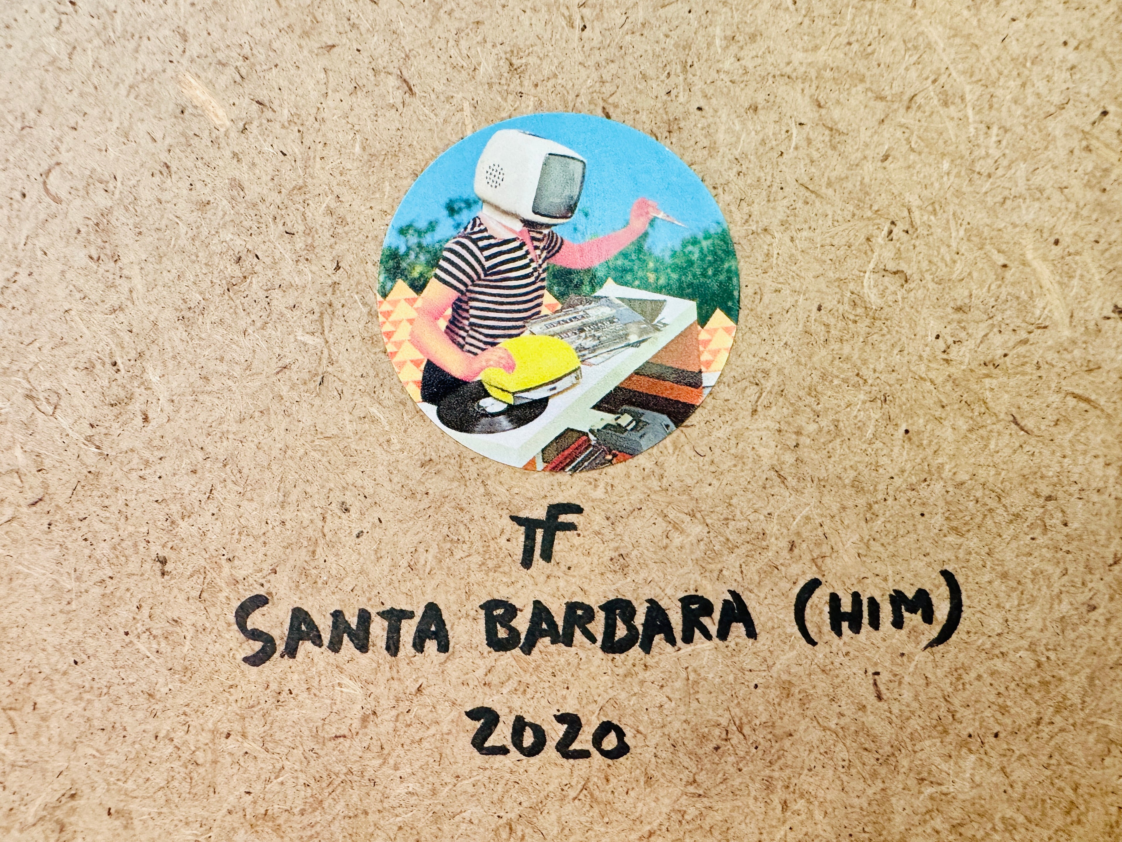 Diptyque "Santa Barbara Her & Him" de Videophage (Thomas Fage) Œuvre orginale.