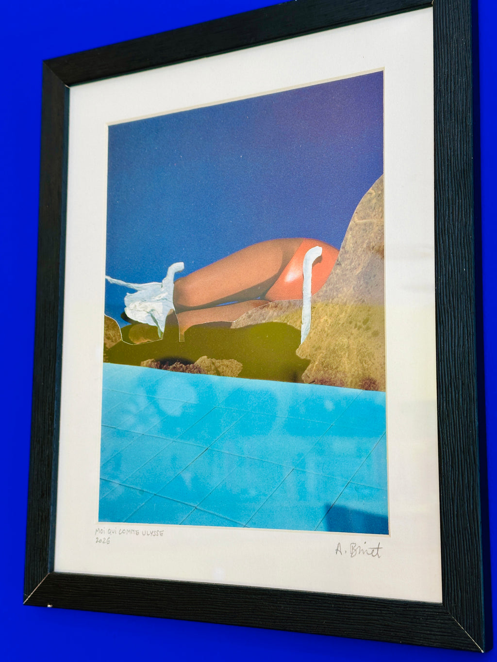 "Moi qui comme Ulysse". Œuvre ordinale de Aurélie Binet.