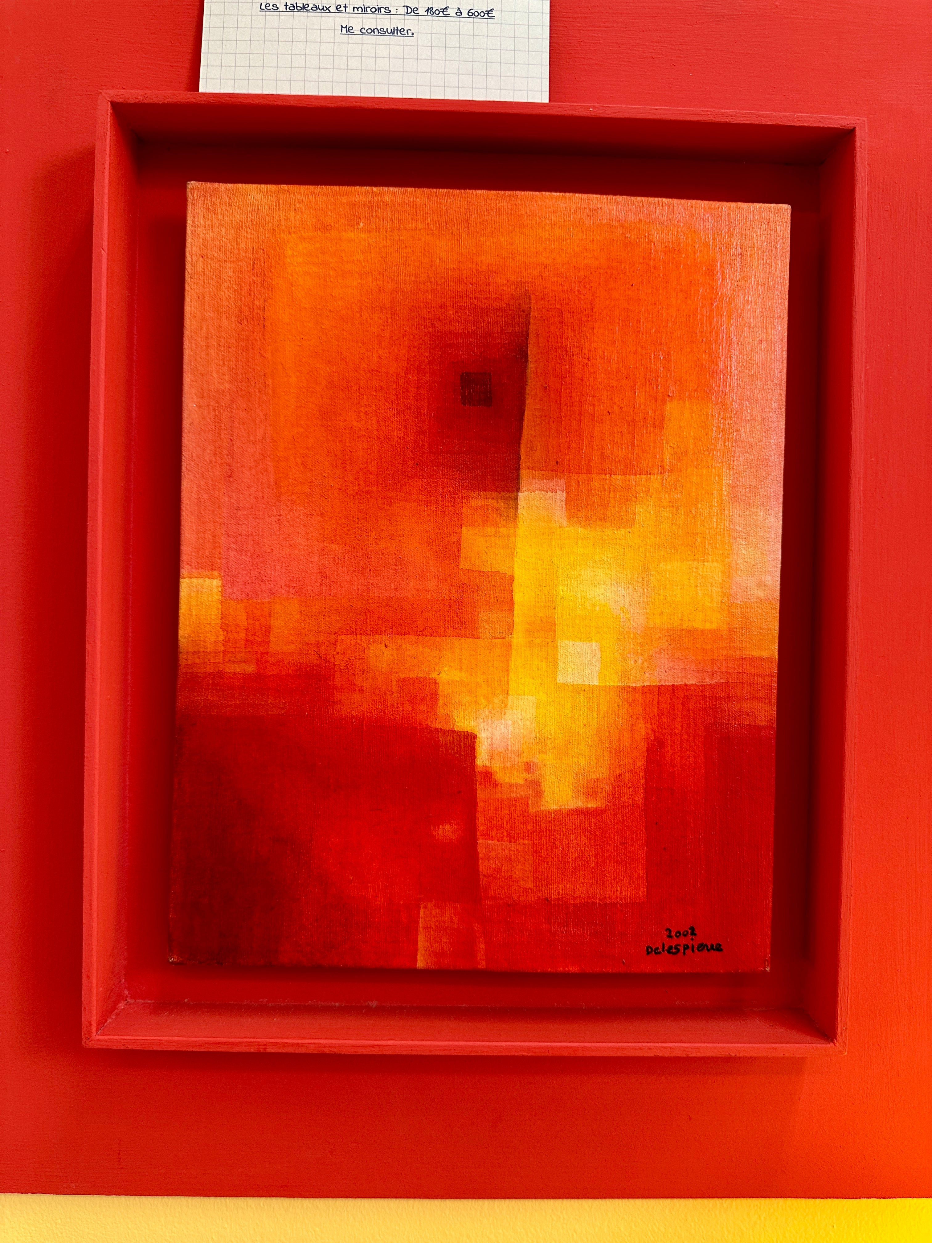 Peinture, œuvre originale de Monsieur Delespierre (2002).