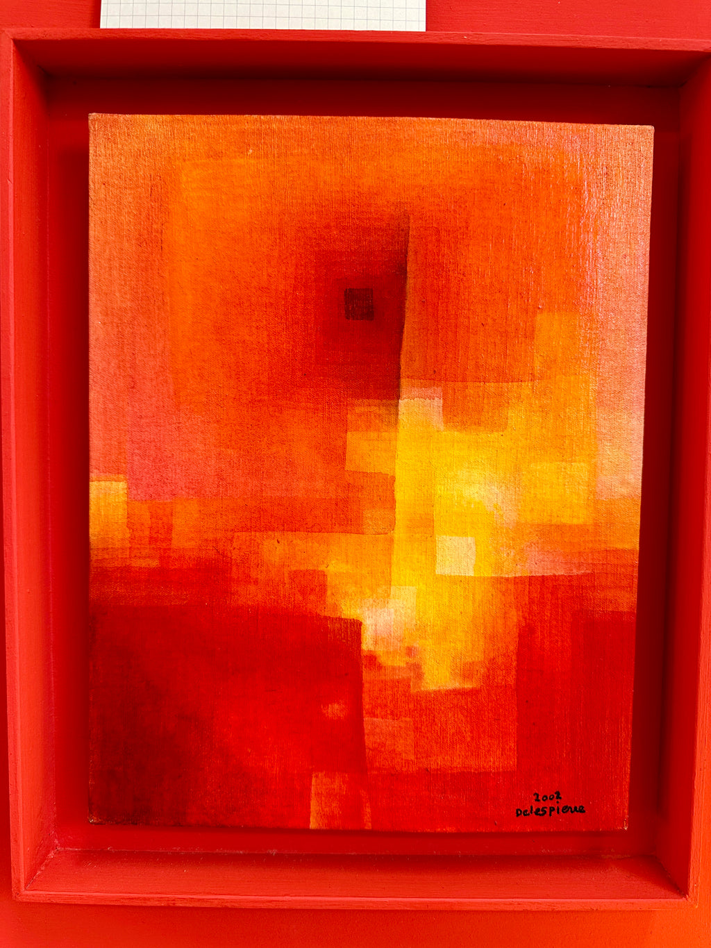 Peinture, œuvre originale de Monsieur Delespierre (2002).