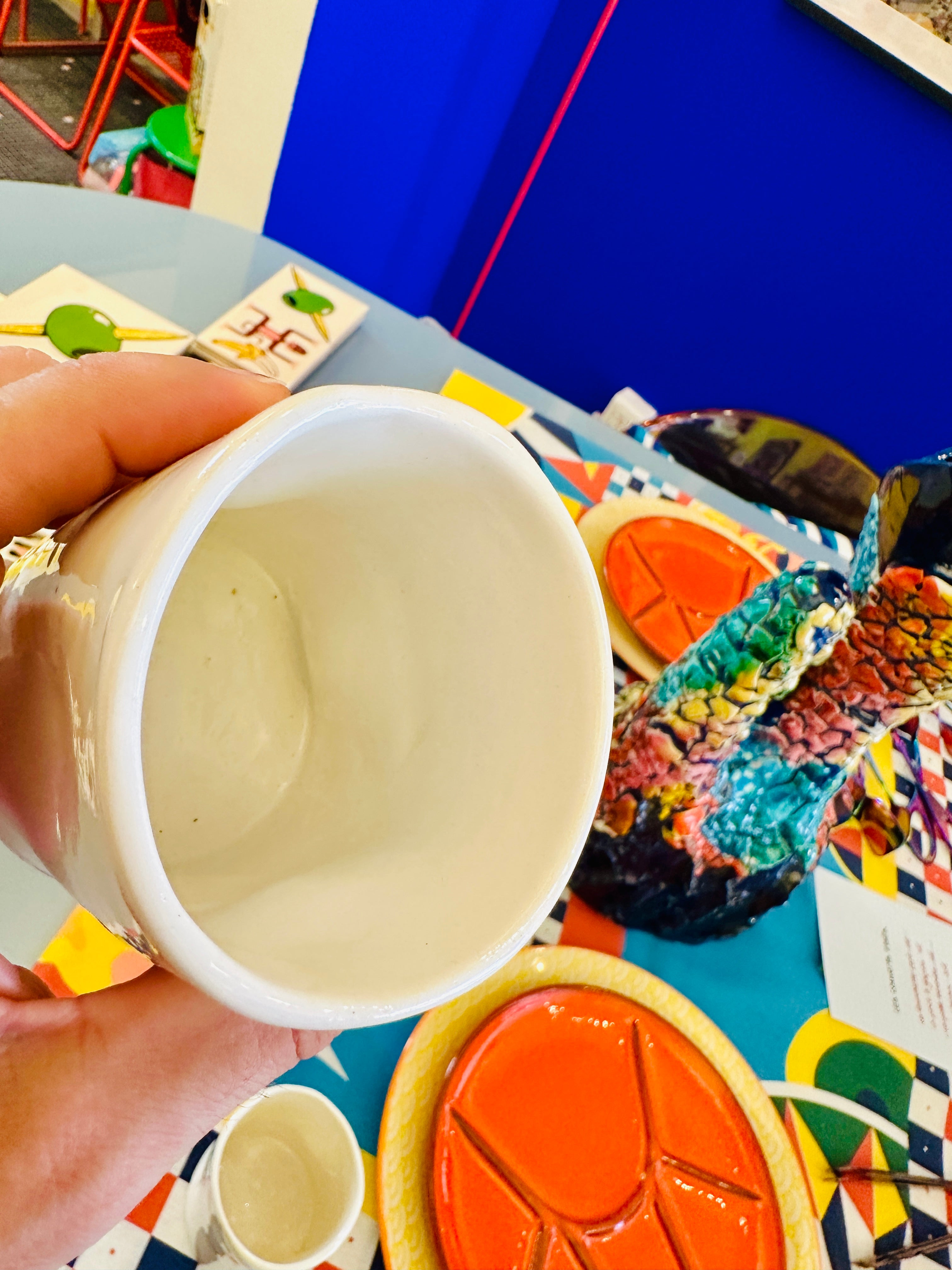 Les tasses cœur en céramique, fait main en Provence.