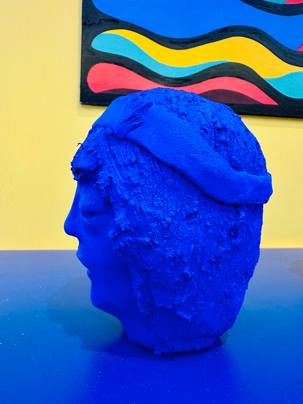 Céramique "le visage 1" fait main en Provence.