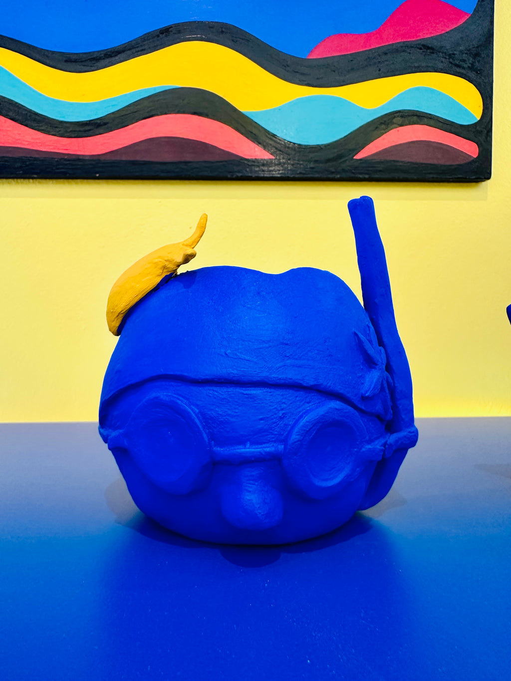 Céramique "le visage 2" fait main en Provence.