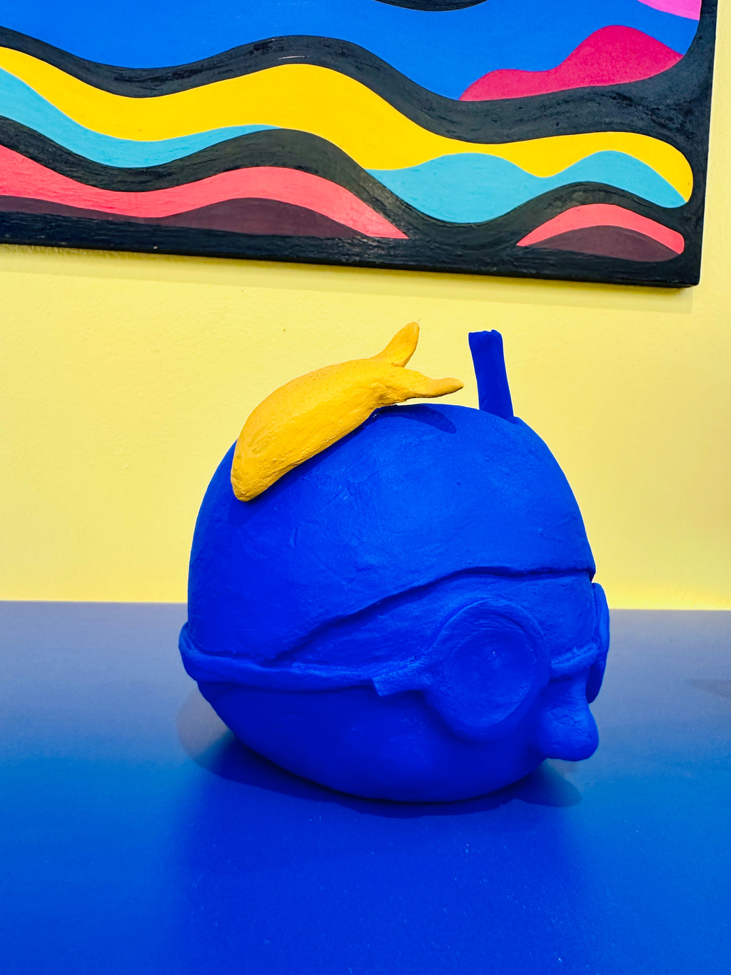 Céramique "le visage 2" fait main en Provence.