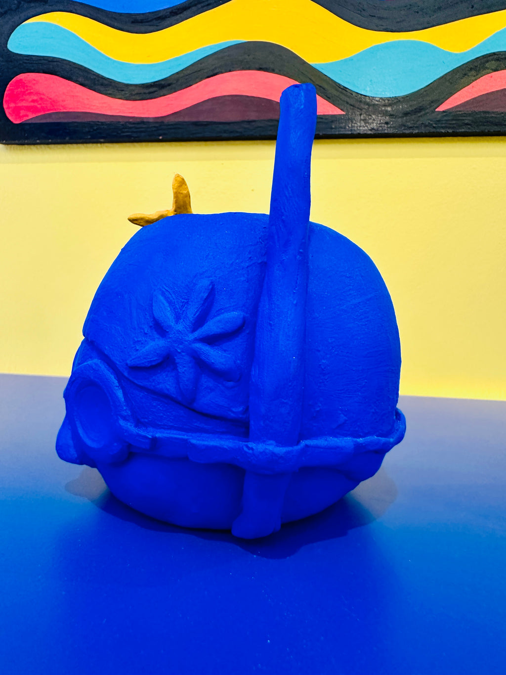 Céramique "le visage 2" fait main en Provence.