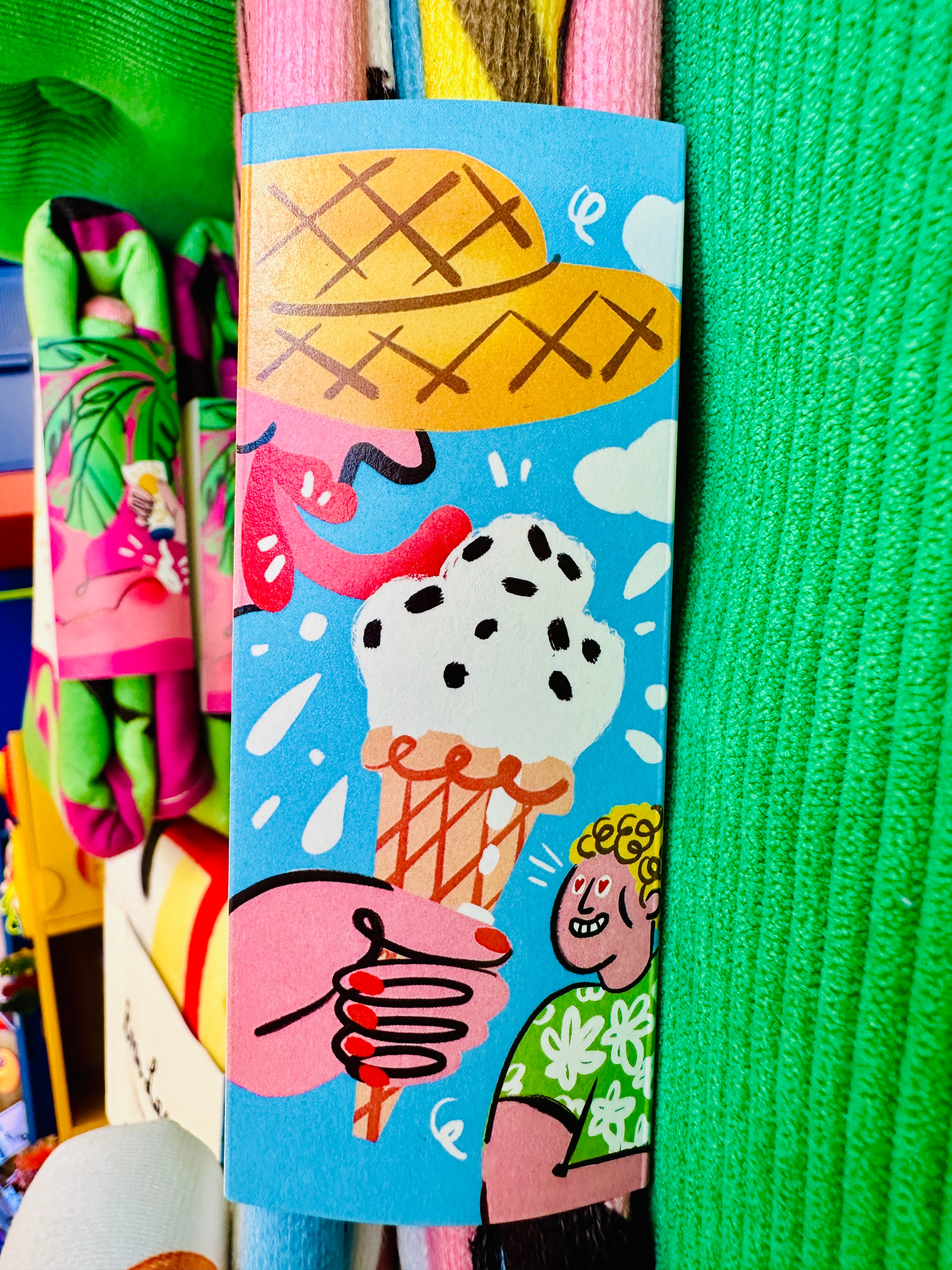Serviettes de plage illustrées, fabriquées en Grece.