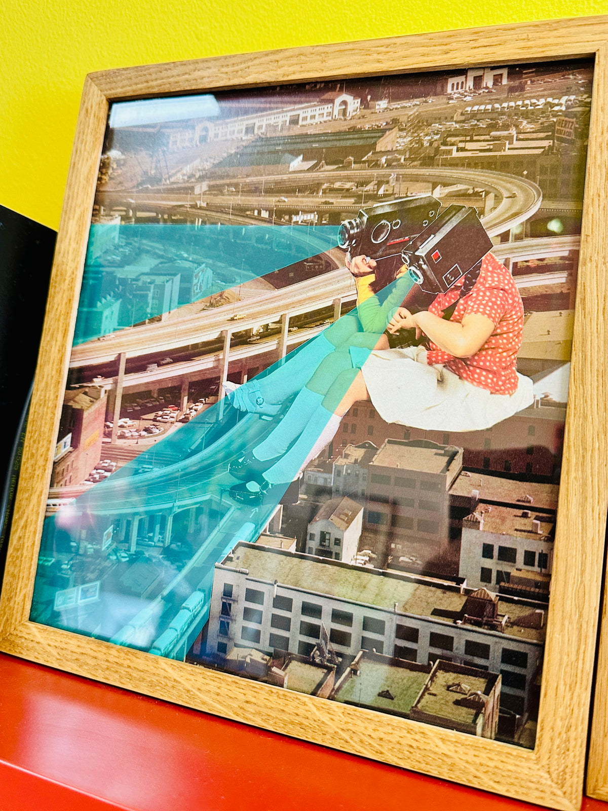 "Cisco Kidz" de Videophage (Thomas Fage), collage. Œuvre orginale.