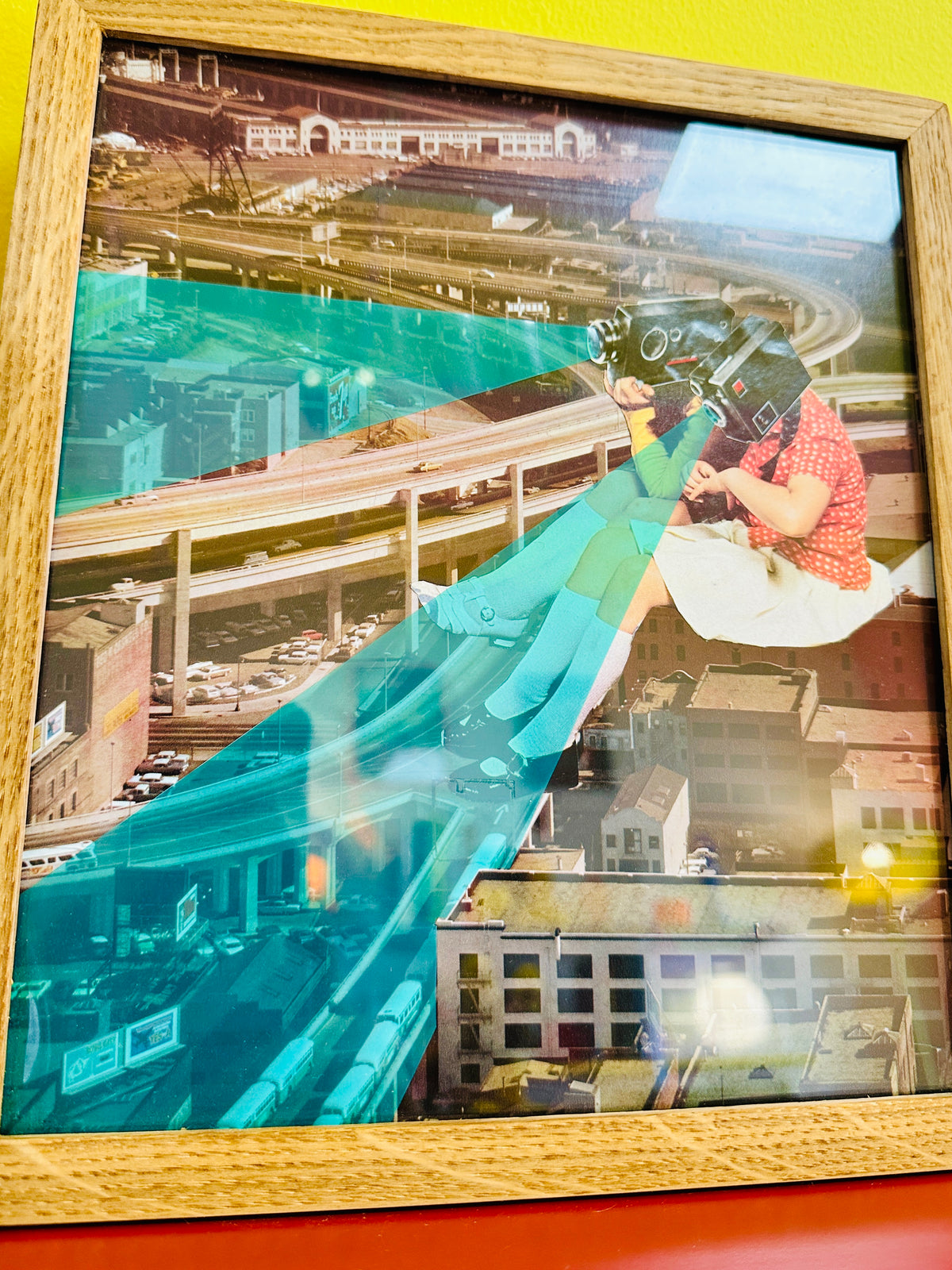"Cisco Kidz" de Videophage (Thomas Fage), collage. Œuvre orginale.
